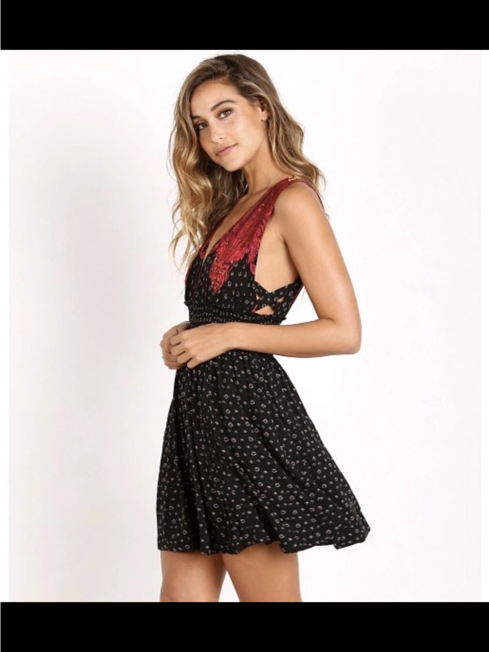 Free People Walking Through my Dreams Mini Dress - Picture 2 of 16